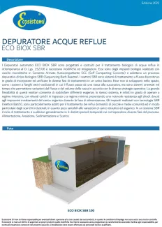 Depuratore Acque reflue - ECO BIOX SBR