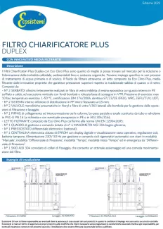Filtro Chiarificatore Plus - Duplex