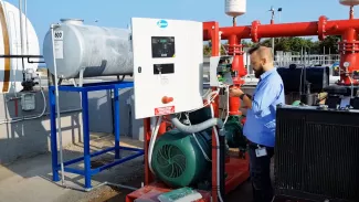 Impianto depurazione acque per AQP