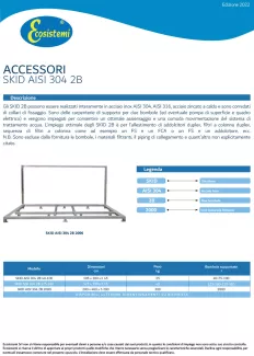Accessori - SKID AISI 304 2B