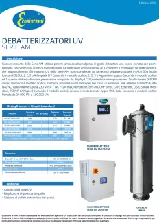 Debatterizzatori UV - SERIE AM