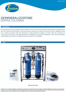 Double column demineralizers