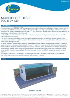 Monoblocchi SCC - ECO BIOX SBR