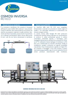 Reverse osmosis - RO ECO