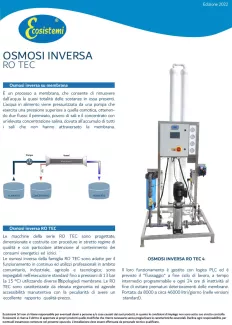 Reverse osmosis - RO TEC