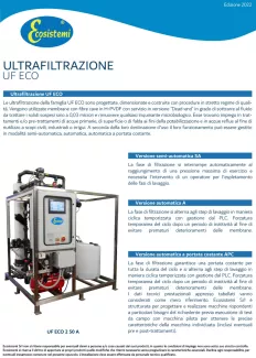 Ultrafiltrazione UF ECO